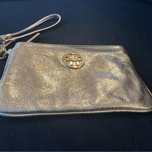 Tory Burch Metallic Gold Wristlet - Picture 3 of 12